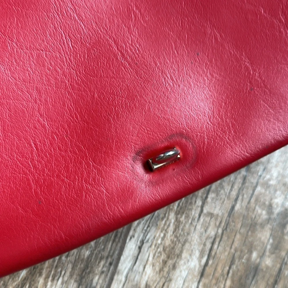 Vintage Collins red studded purse handbag